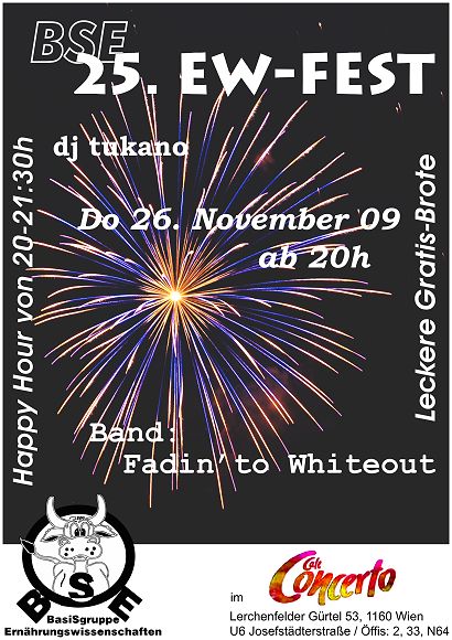 Komm auch Du zur grossen Party!